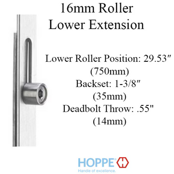Hoppe 16mm Auto Gear, 35/92, Roller @ 29.53", 1/2" D/B - 8778275
